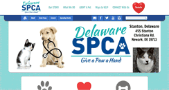 Desktop Screenshot of delspca.org